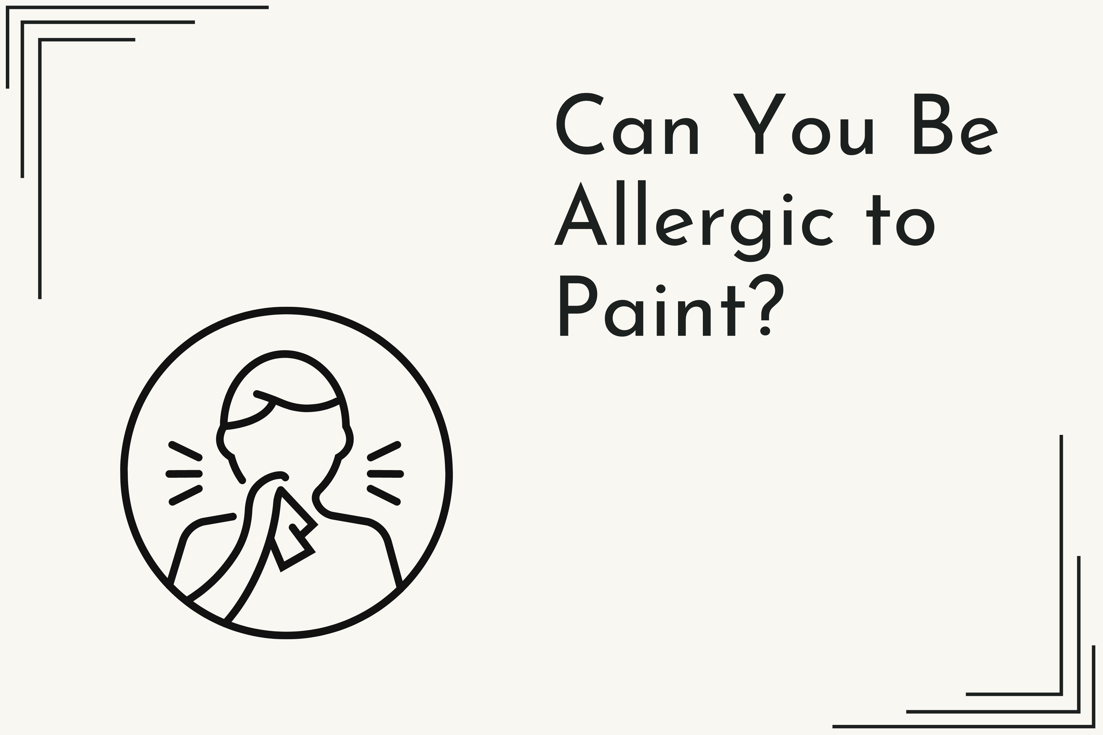 Paint allergy online