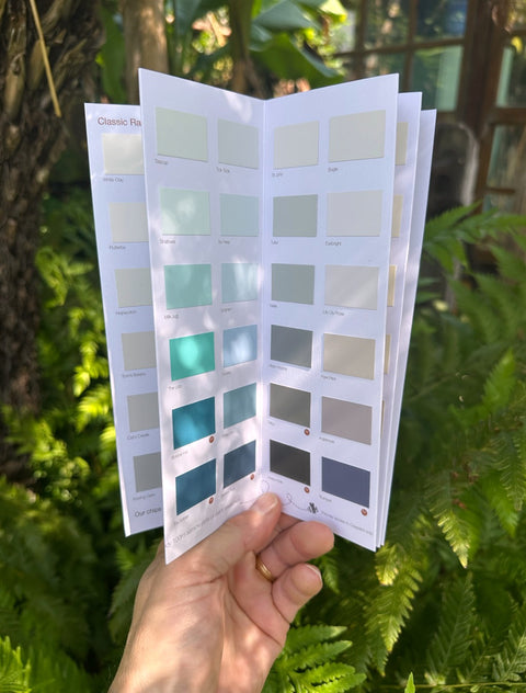 Earthborn 'Classic Range' Colour Chart