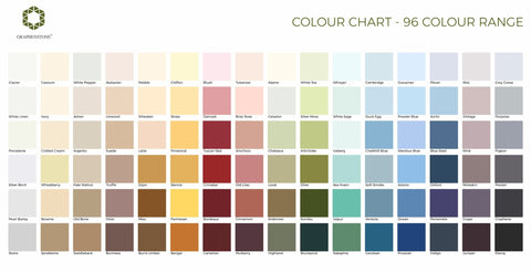 Grafclean Natural Eggshell Colour Chart - Graphenstone