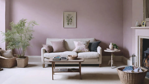 Water Based Eggshell Natural Paint, Auro 517 - Orchid 433