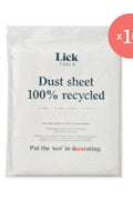 LickTools 100% Recycled Dust Sheet 3.65m x 3.65m