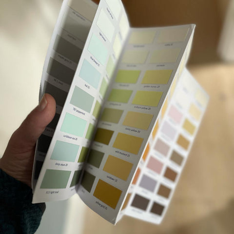 Auro Paints Hand Painted Colour Chart