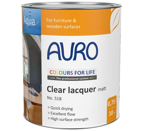 Natural Wood Varnish - Interior Matt Silk - Auro 518
