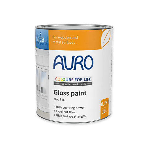 Auro 516 - Coloured Gloss Paint - Gris Basalto 82-4