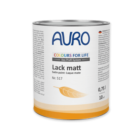 Water Based Eggshell Natural Paint, Auro 517 - Beige Brown 10
