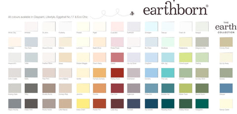 Earthborn Claypaint, Colours - Breathable & Non Toxic