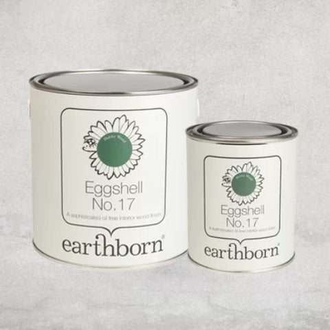 Eco Eggshell Paint for Wood - VOC Free - Earthborn Eggshell No.17