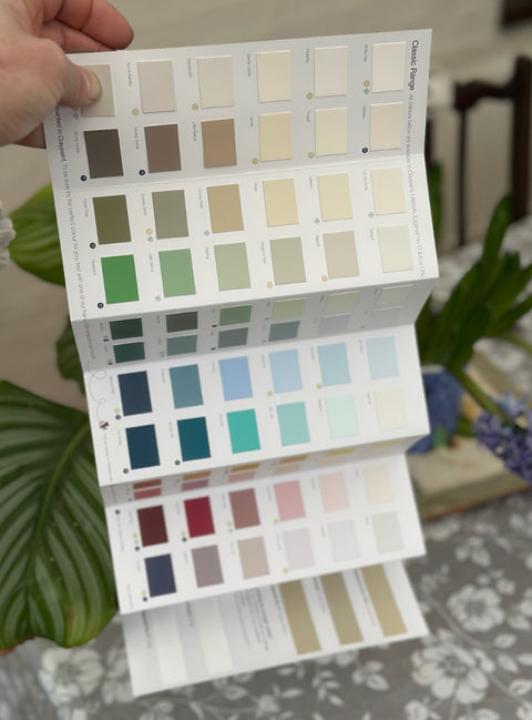 Earthborn Paints - Colour Swatch Chart for Wall & Wood Paints