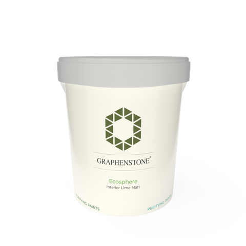 Natural Lime Interior Paint in White - Ecosphere by Graphenstone