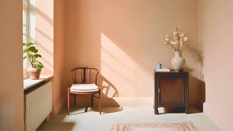 Water Based Eggshell Natural Paint, Auro 517 - Light Salmon 190