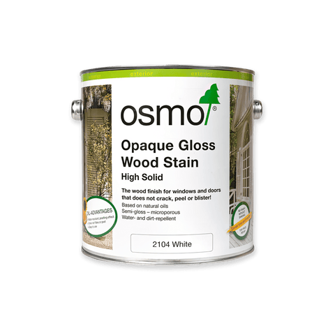 Osmo White Gloss - Opaque Wood Stain (2104)