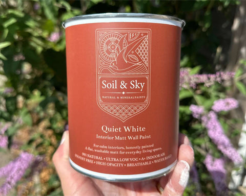 Quiet White - Natural Matt Wall Paint by Soil & Sky
