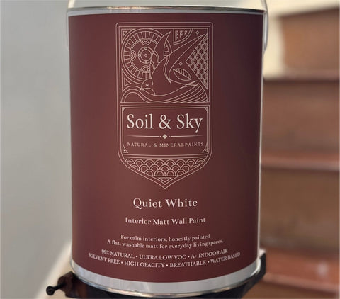 Quiet White - Natural Matt Wall Paint by Soil & Sky