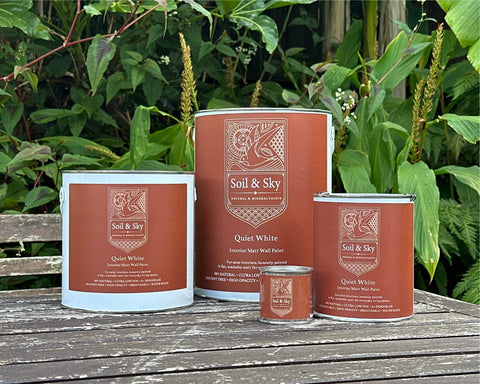 Quiet White - Natural Matt Wall Paint by Soil & Sky
