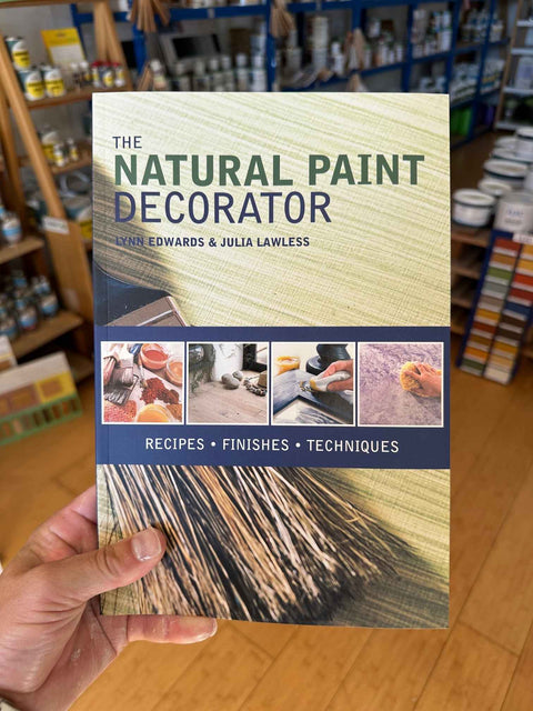 The Natural Paint Decorator by Lynn Edwards & Julia Lawless, front cover