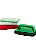 Osmo Hand Pad Holder shown with applicator fleece and white, red and green superpads